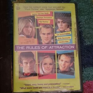 The Rules of Attraction DVD - Yellow Cover